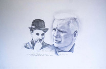 Charles Chaplin cm35x50